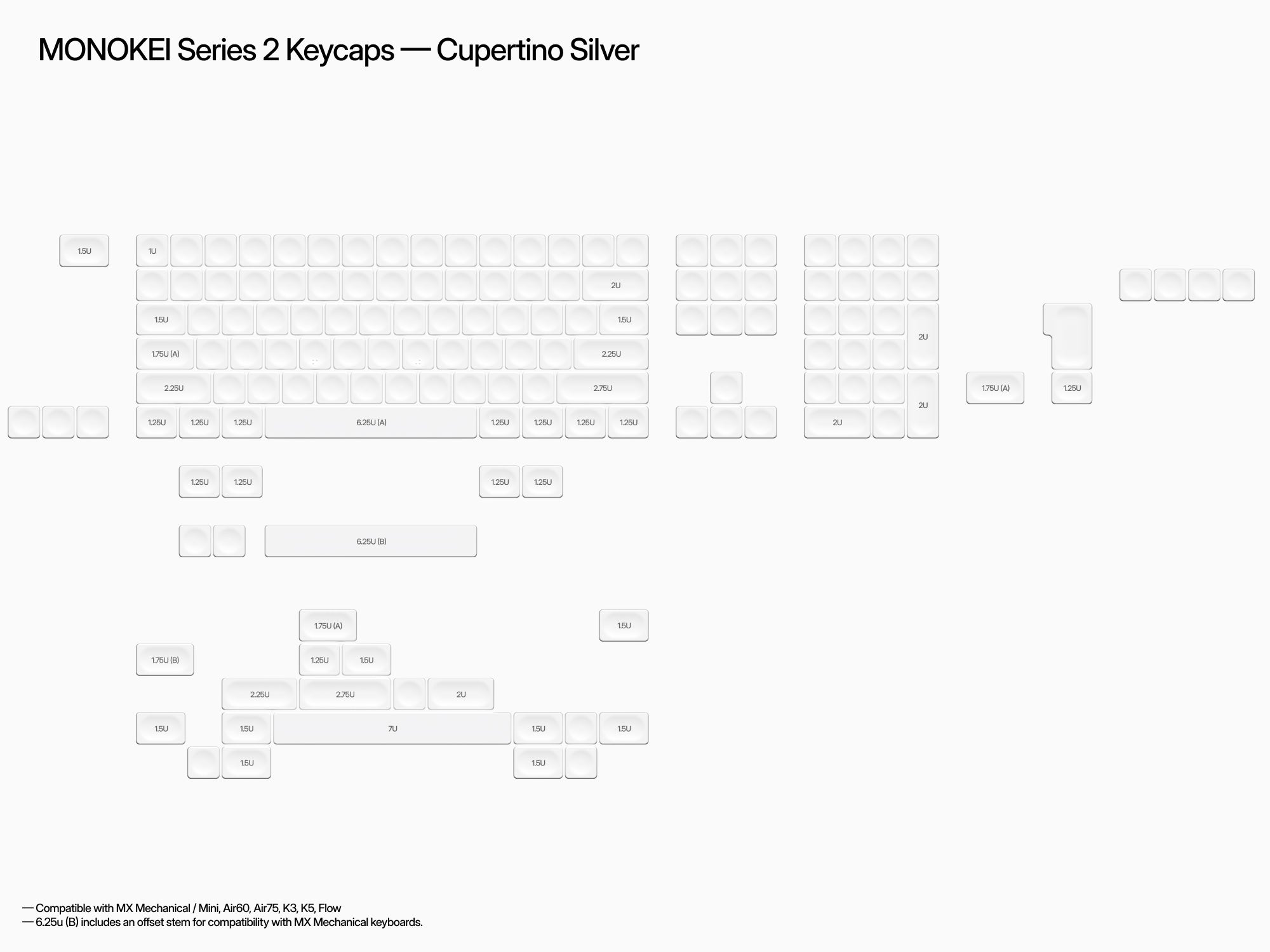 MONOKEI Series 2 Keycaps (In-stock)