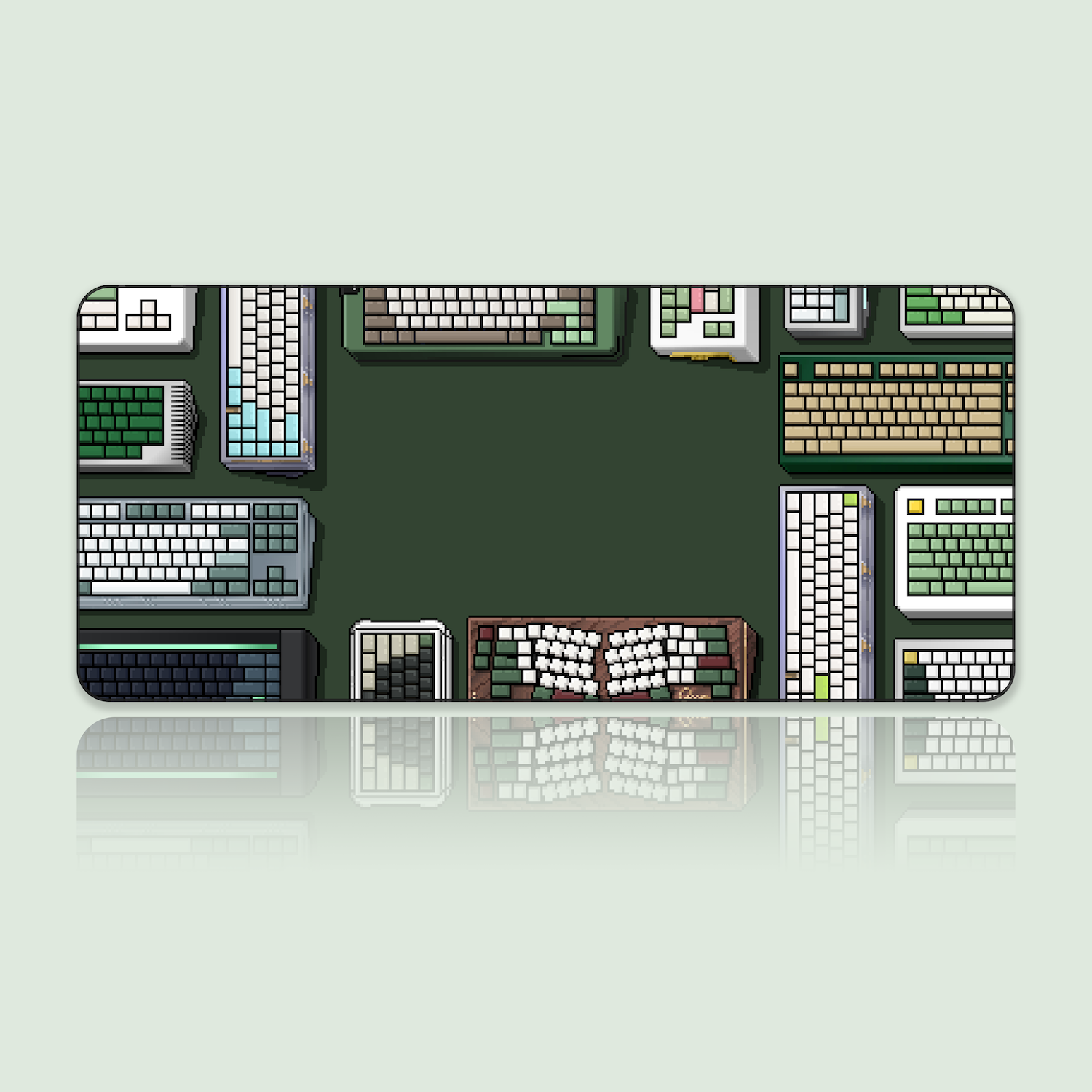 Keeb Pixel Deskmats (In-stock)